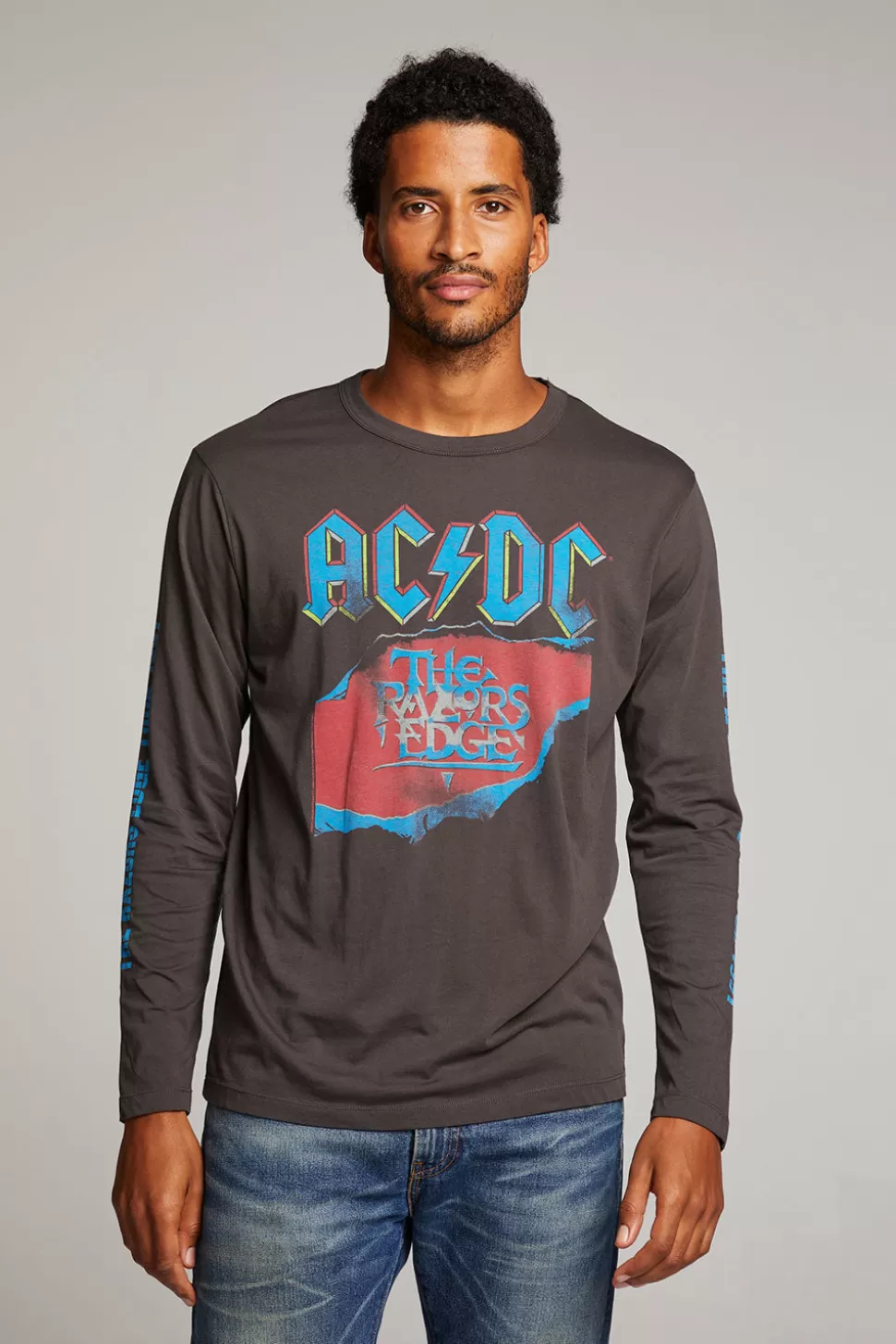 Chaser Brand AC/DC The Razors Edge Mens Tee Sale