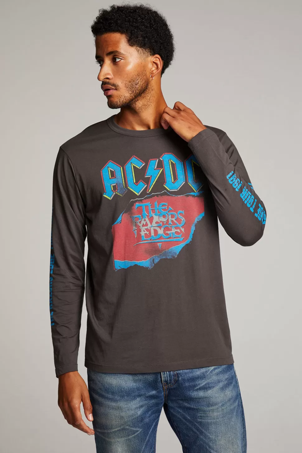 Chaser Brand AC/DC The Razors Edge Mens Tee Sale