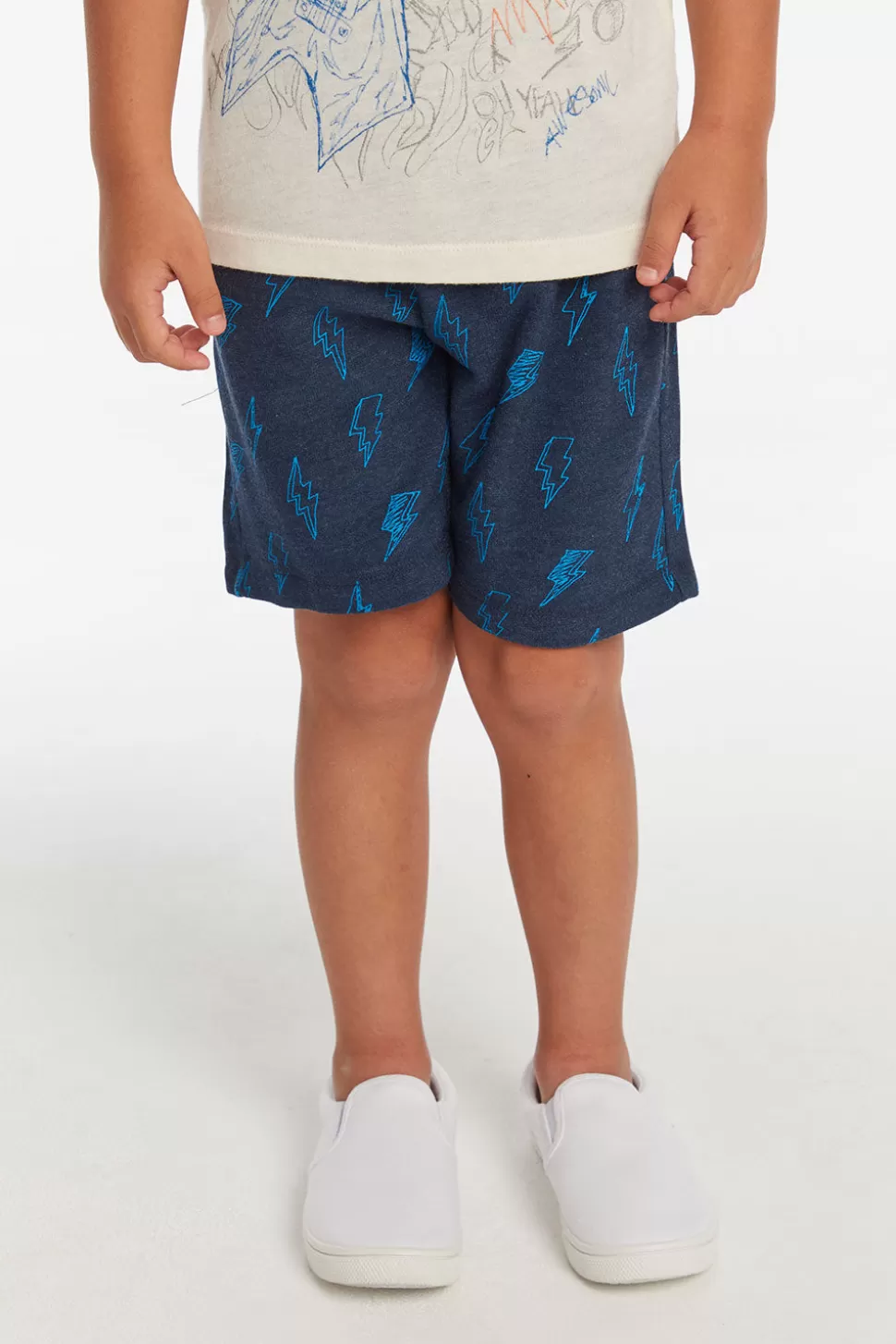 Chaser Brand All Over Doodle Bolt Boys Shorts Sale