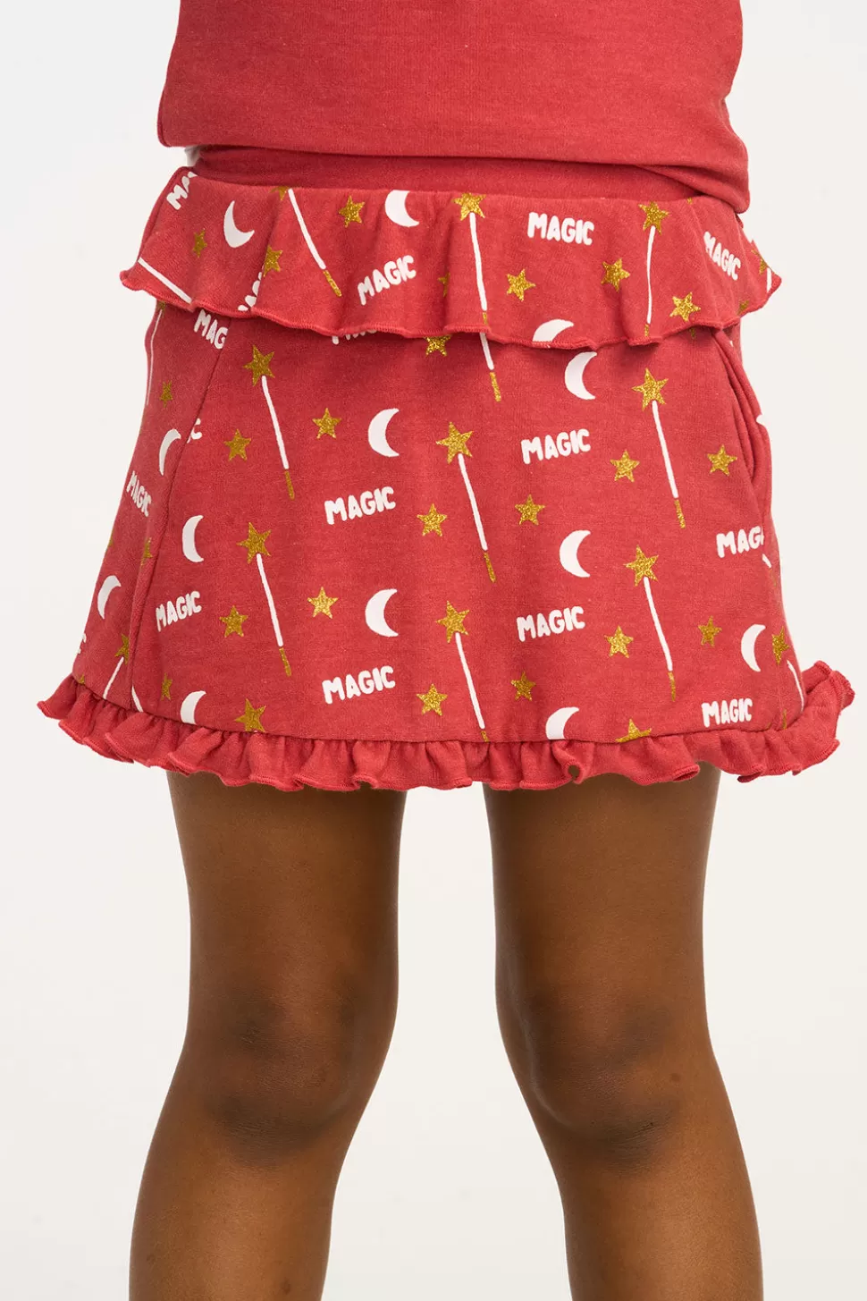 Chaser Brand Allover Magic Ruffle Skort Store