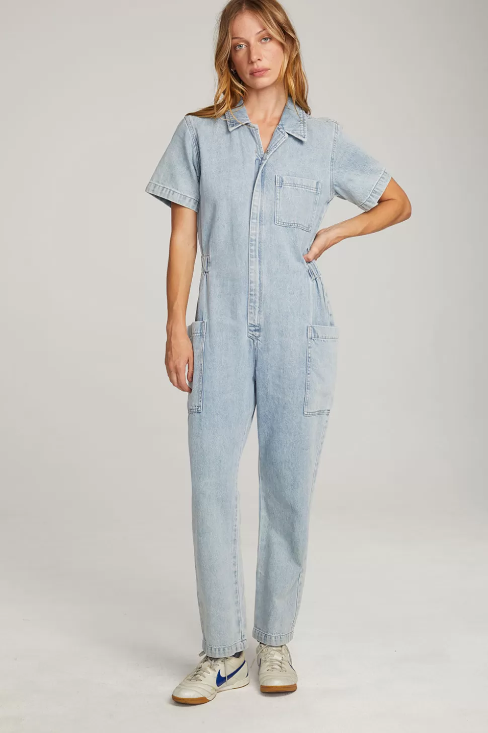 Chaser Brand Ashland Classic Blue Jumpsuit Store