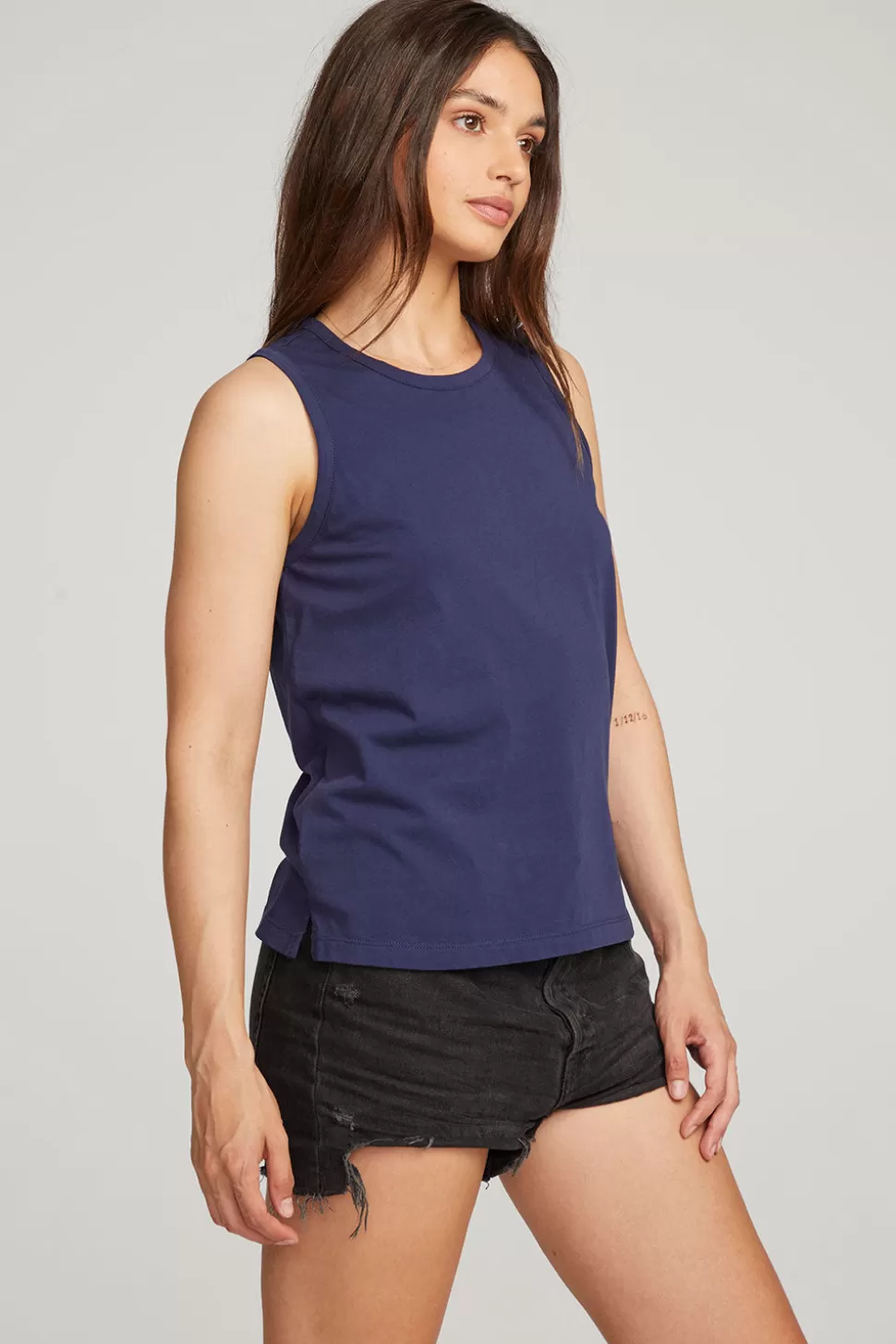 Chaser Brand Basic Sapphire Slit Tank Clearance