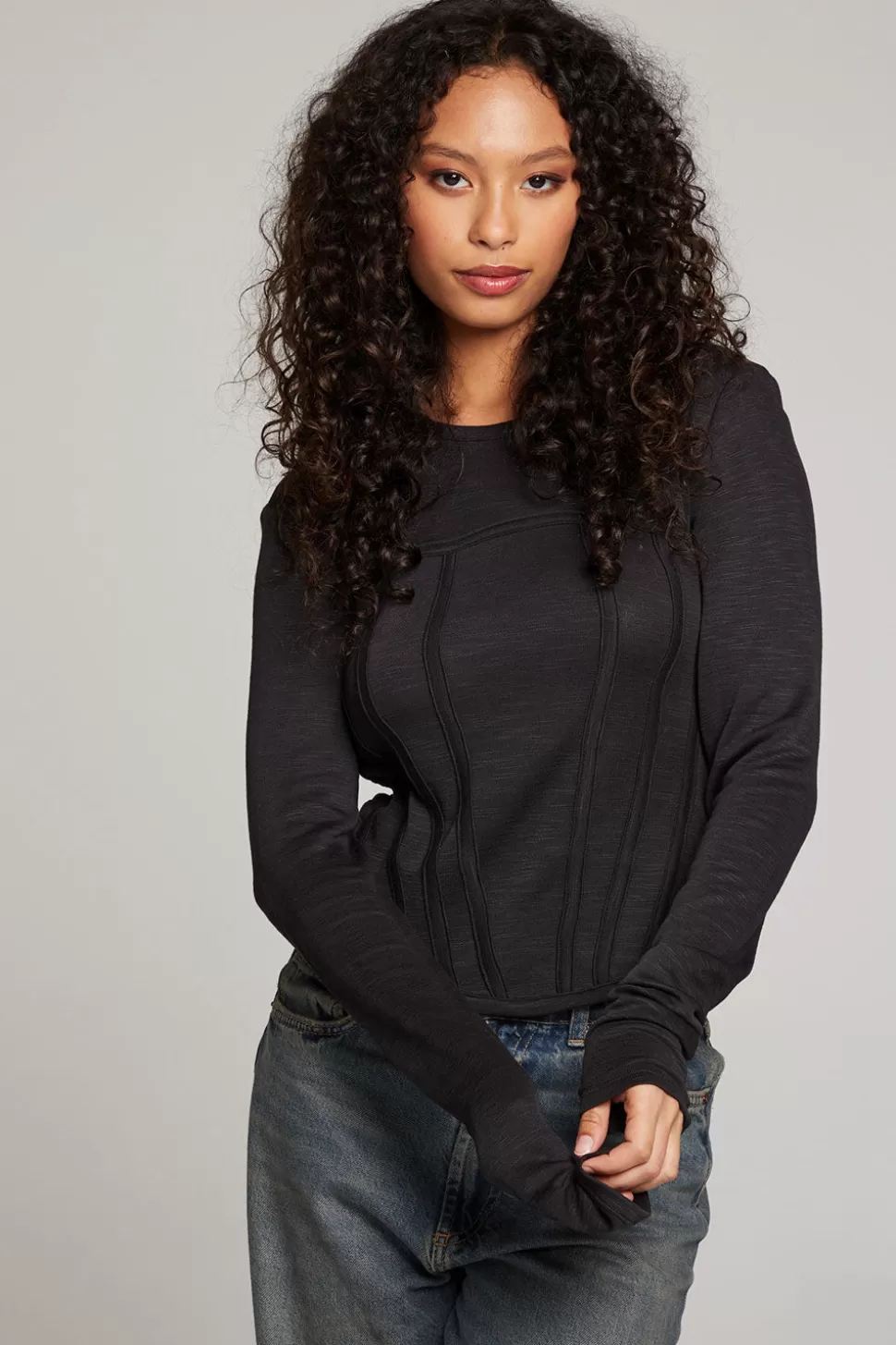 Chaser Brand Baysidee Licorice Long Sleeve Online