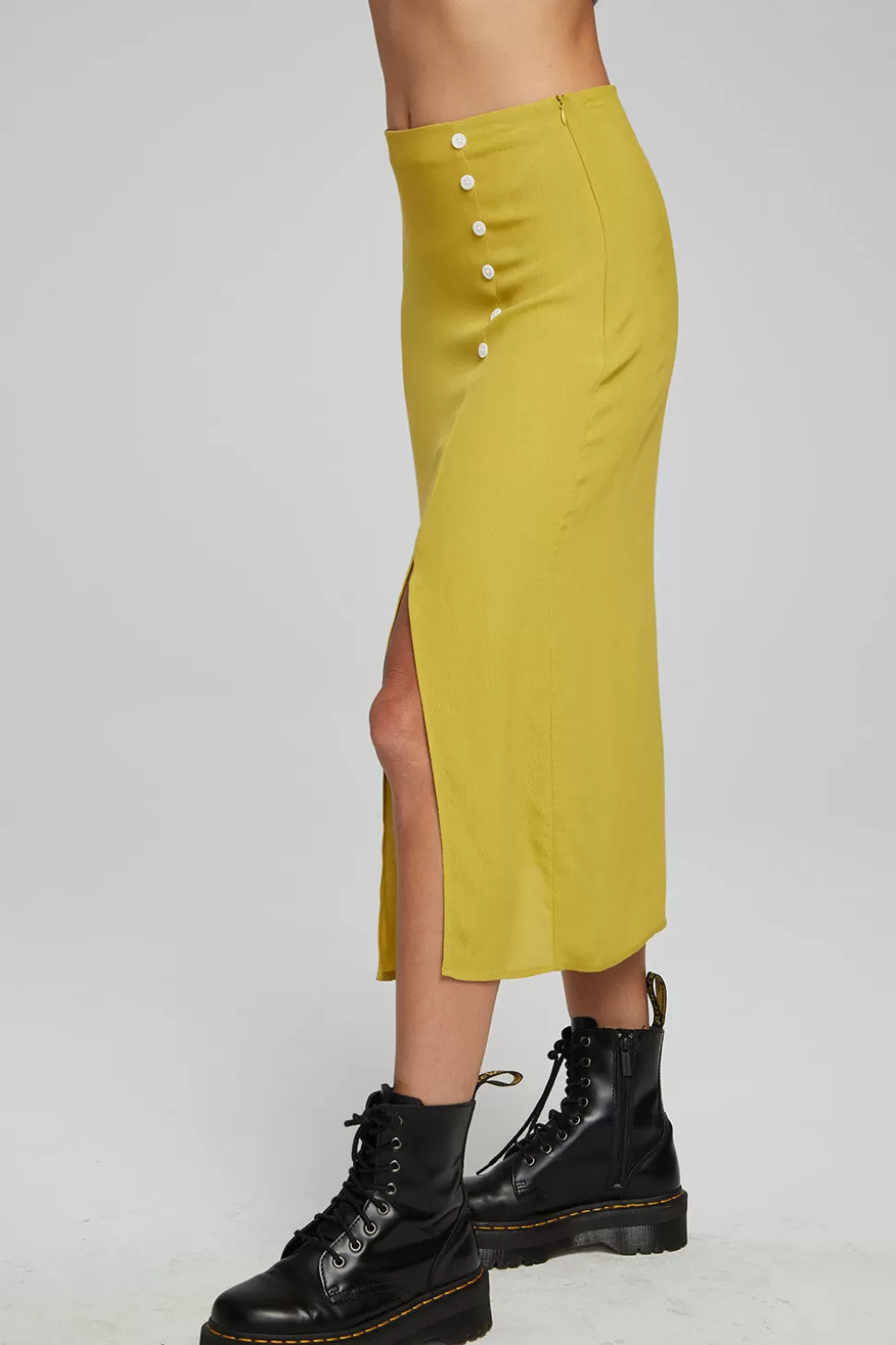 Chaser Brand Belle Midi Skirt - Kiwi Cheap