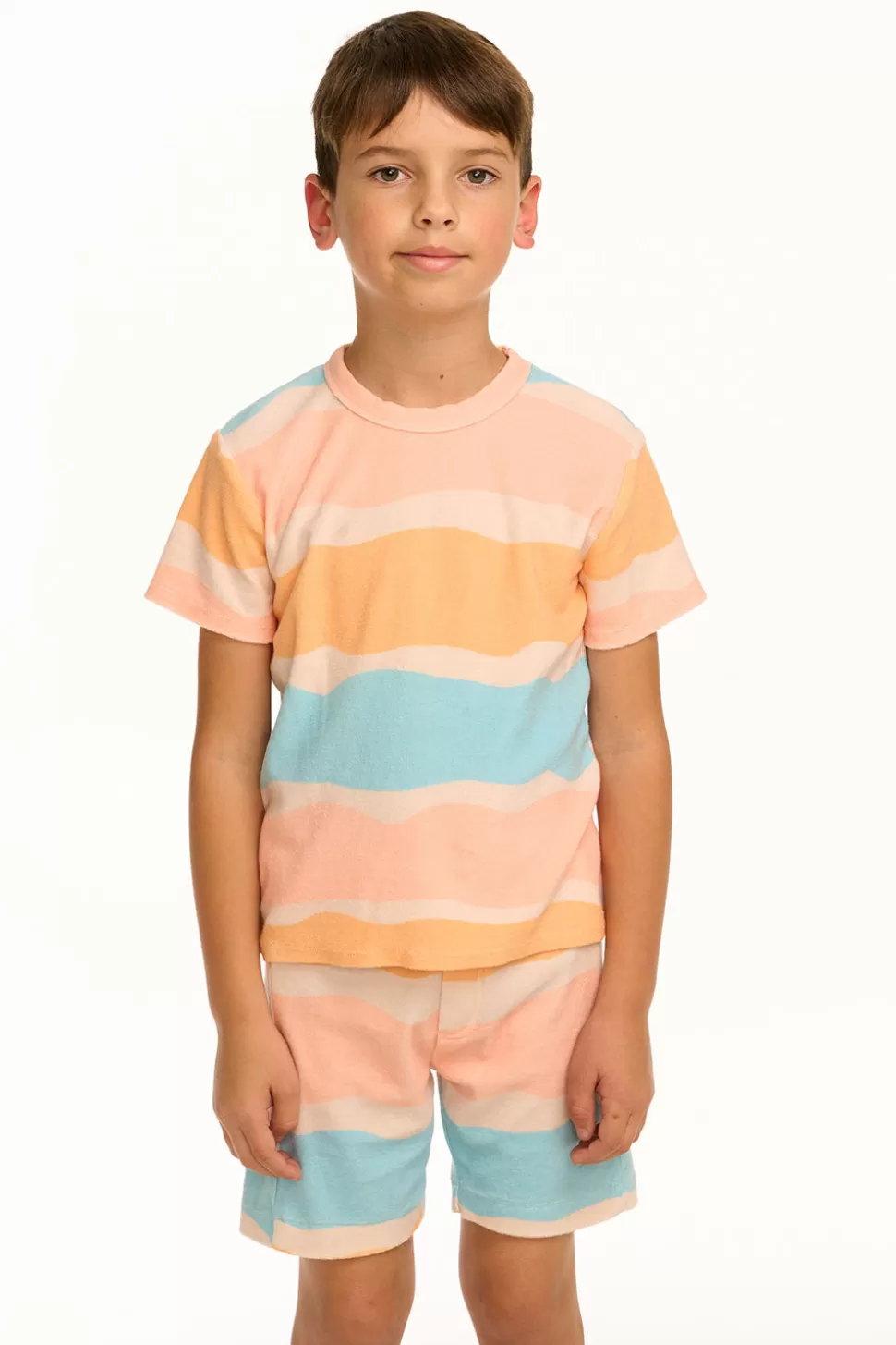 Chaser Brand Boy's Wavy Stripe Tee Sale