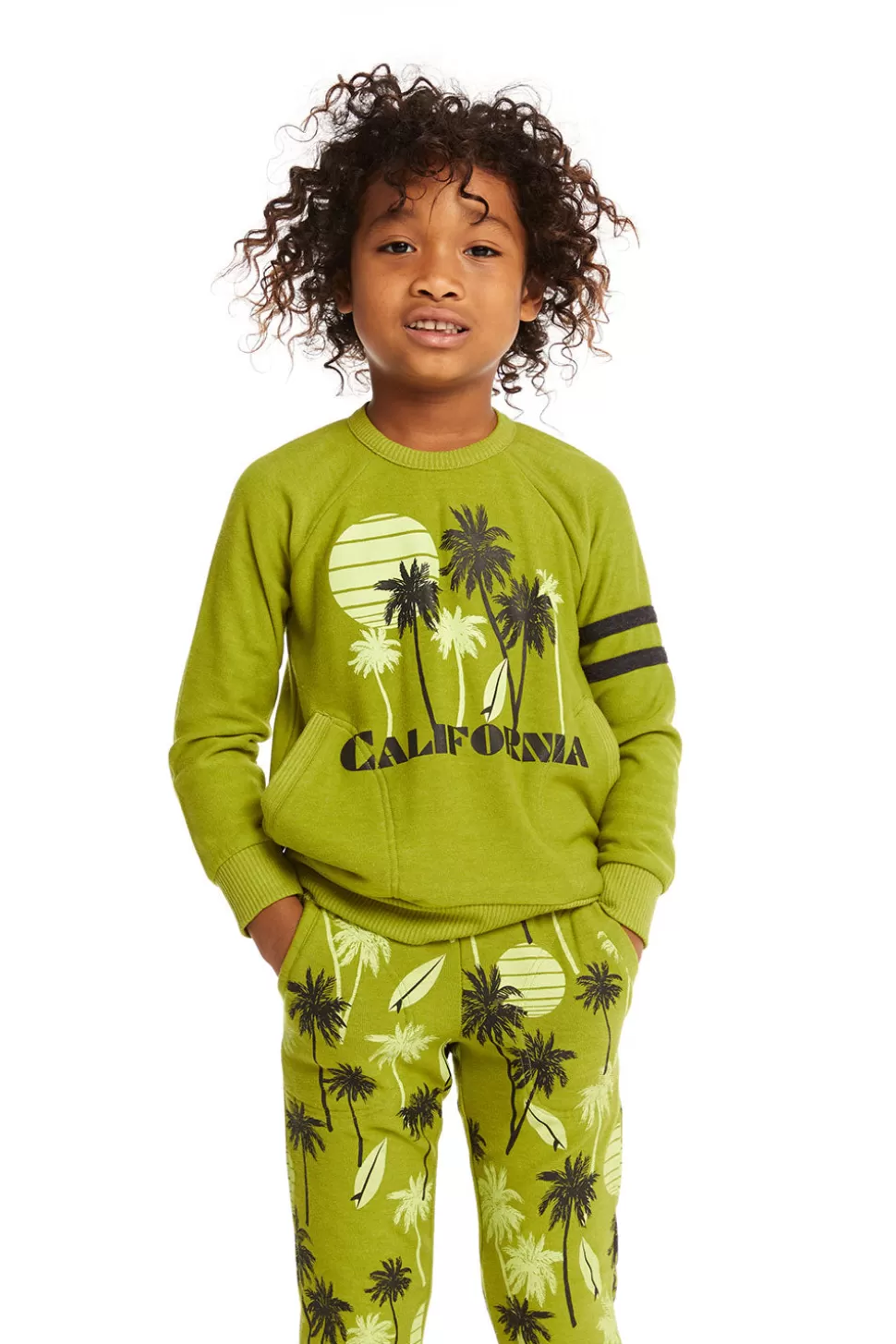 Chaser Brand California Palm Trees Pullover Fashion