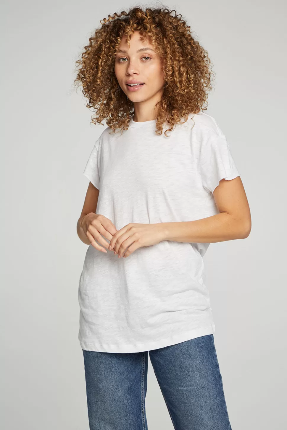 Chaser Brand Cap Sleeve Crew Neck Tee Store