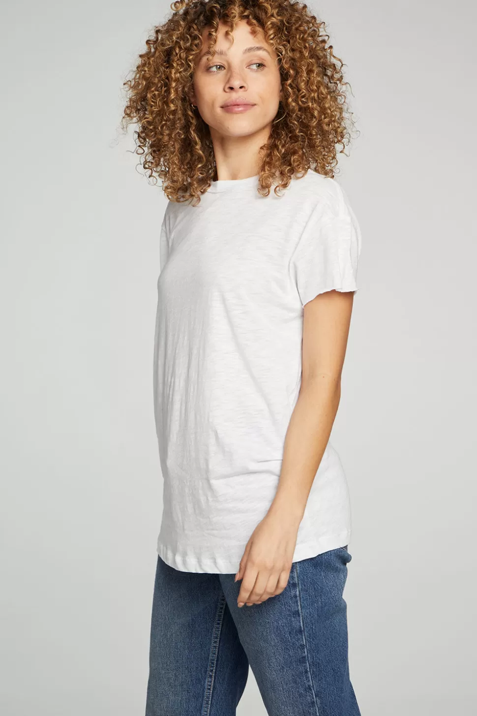 Chaser Brand Cap Sleeve Crew Neck Tee Store