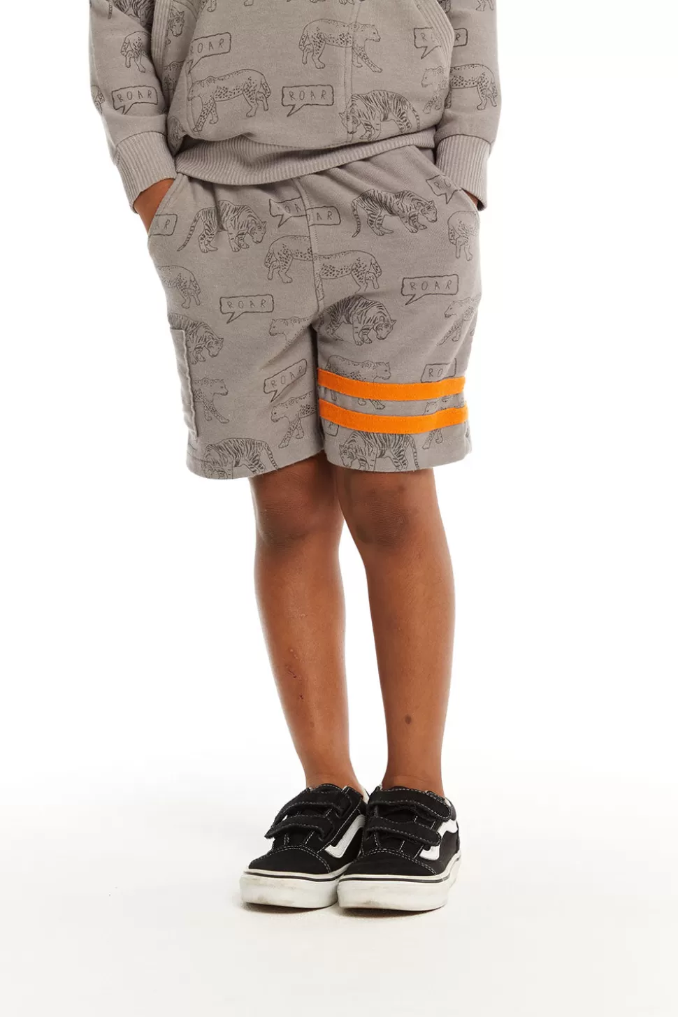 Chaser Brand Cheetah Print Cargo Shorts Flash Sale