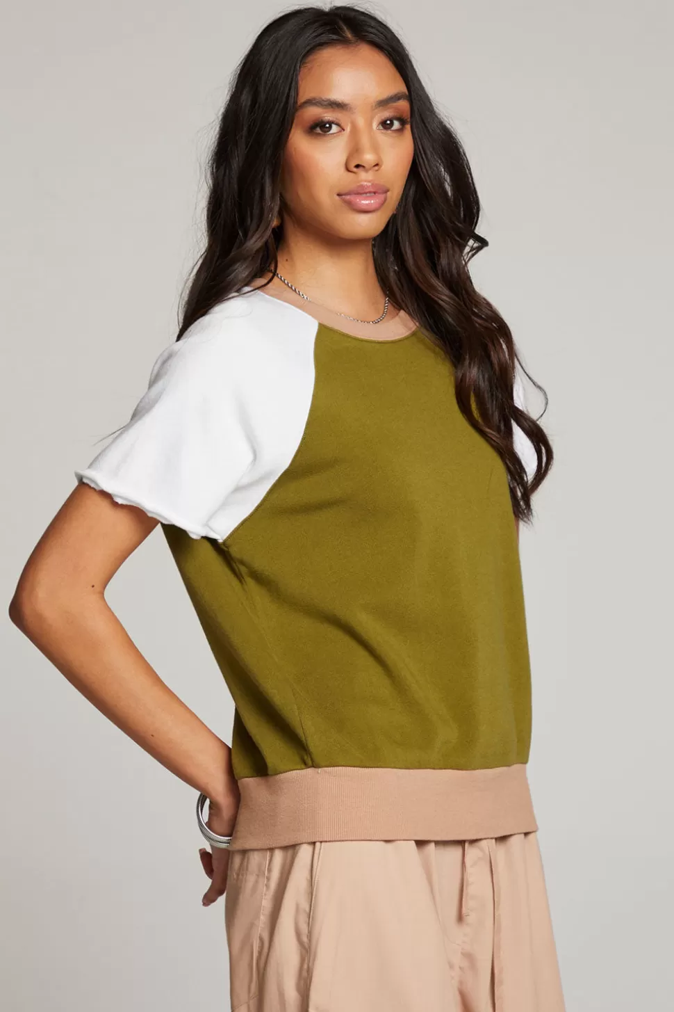 Chaser Brand Cheyenne Sand Color Pullover Fashion