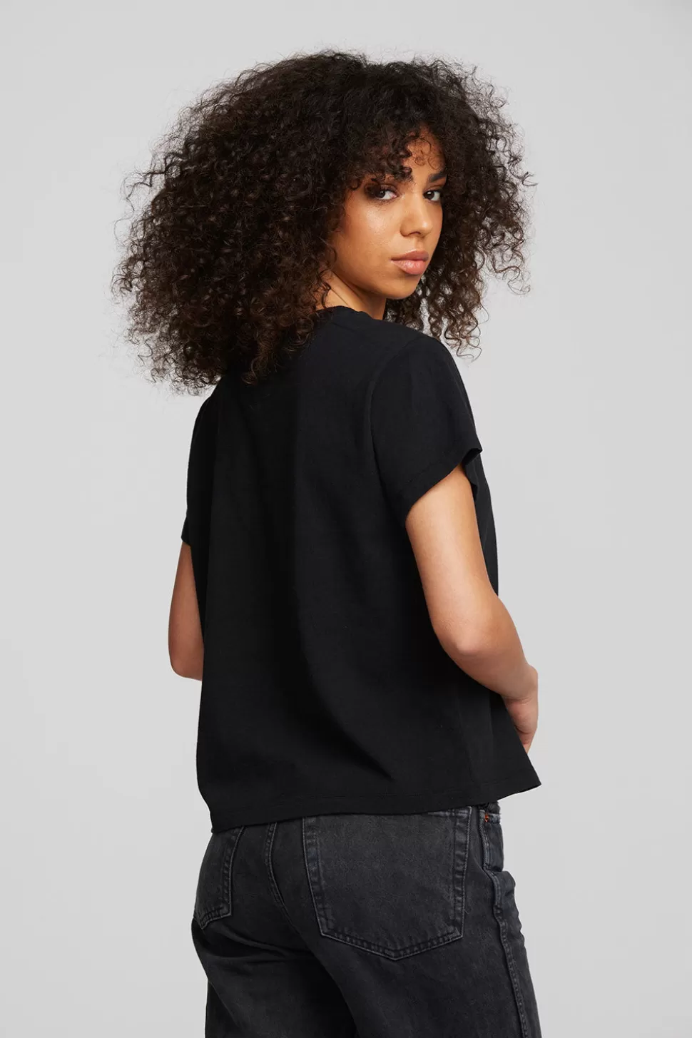 Chaser Brand Coast Cotton Jersey Oversized Crew Neck Tee Best