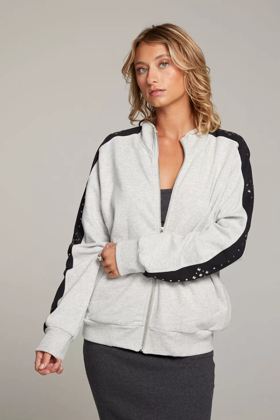 Chaser Brand Coconut Zip Up Jacket Cheap