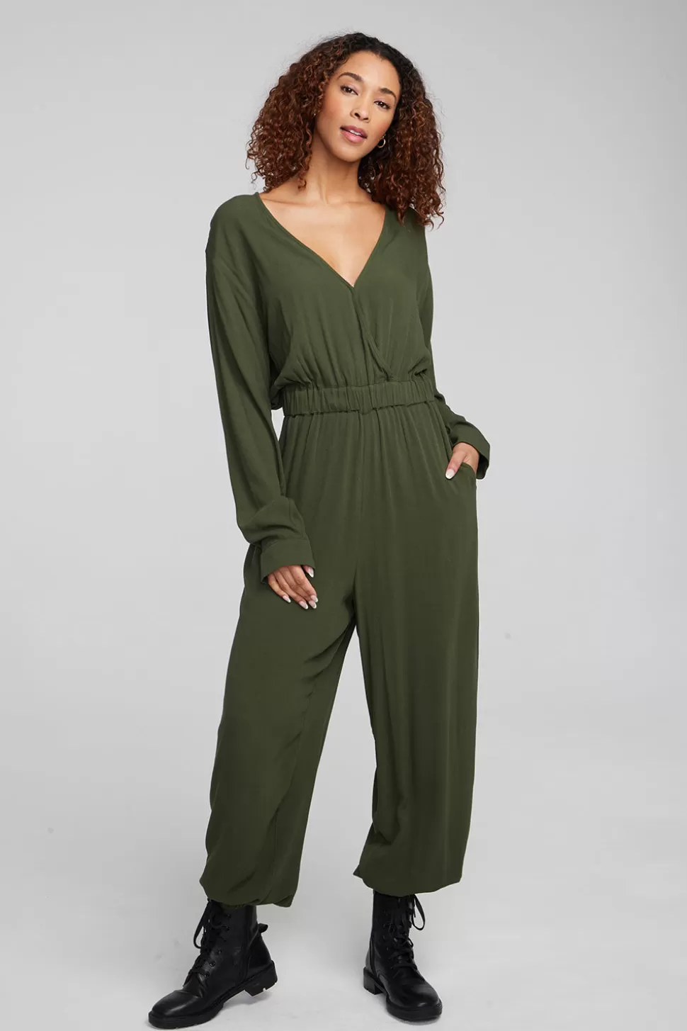 Chaser Brand Colette Forest Night Jumpsuit Outlet