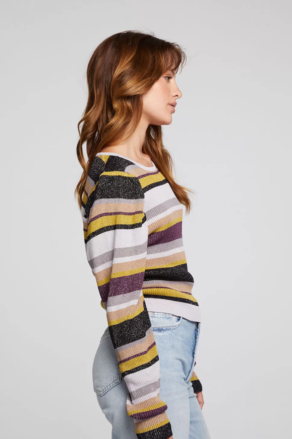 Chaser Brand Collins Haight Street Stripe Top New