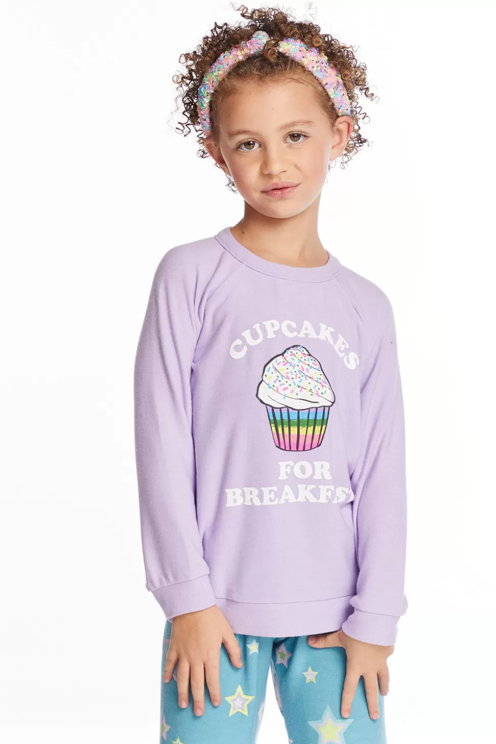 Chaser Brand Cupcakes For Breakfast Girls Pullover New