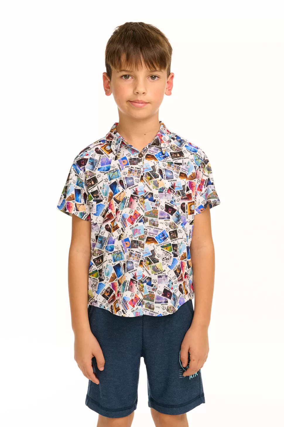 Chaser Brand Disney 100 - Air Mail Button Down Shirt Outlet