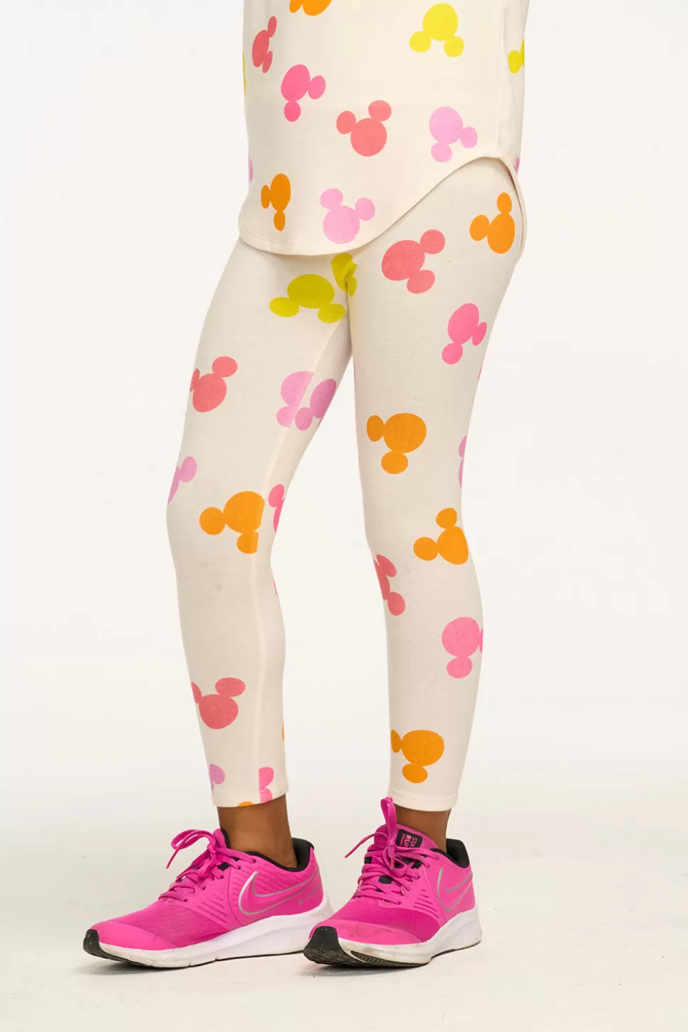 Chaser Brand Disney Mickey Mouse "All Over Icons" Leggings Hot