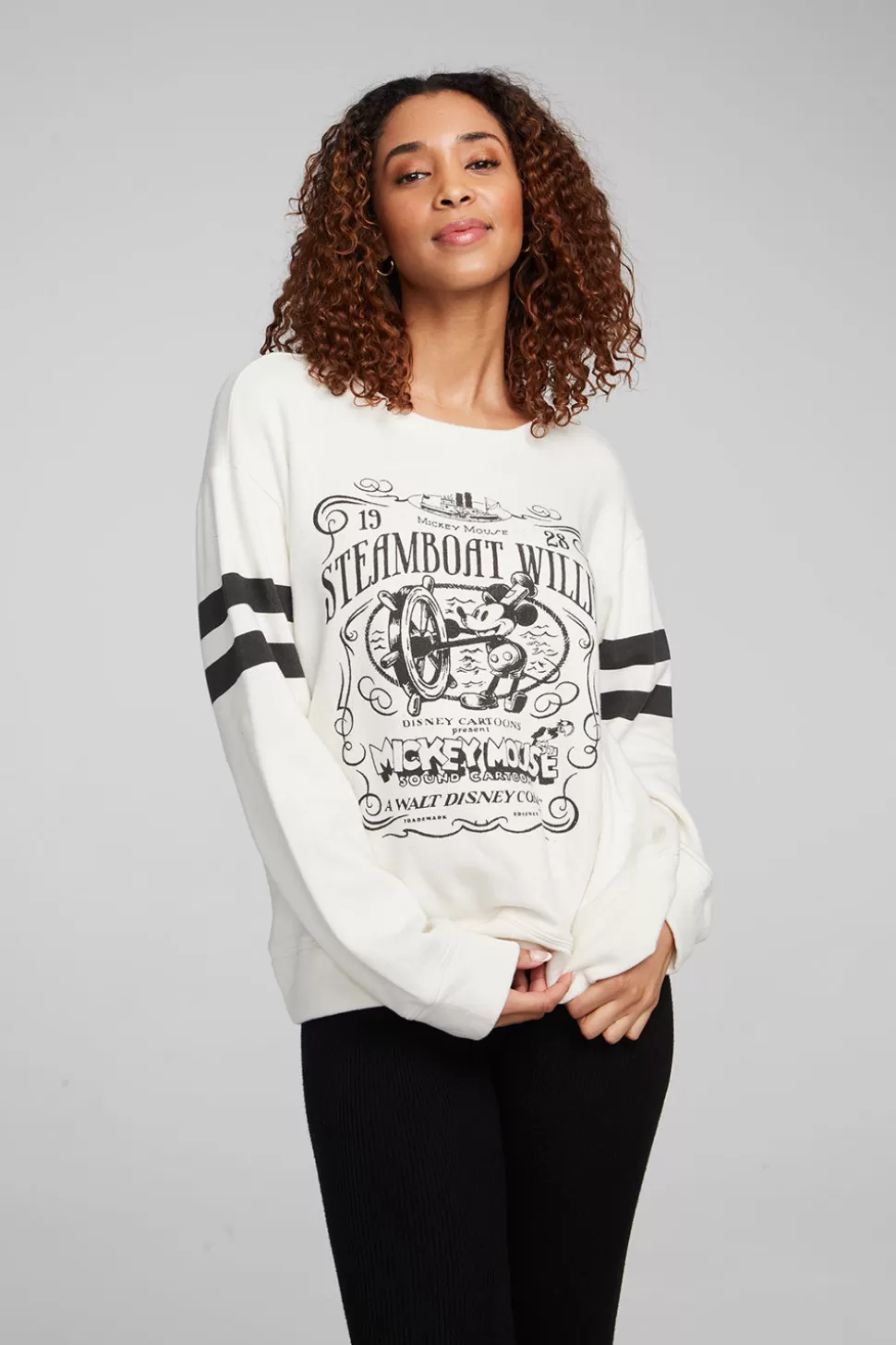 Chaser Brand Disney Steamboat Willie Pullover Best Sale