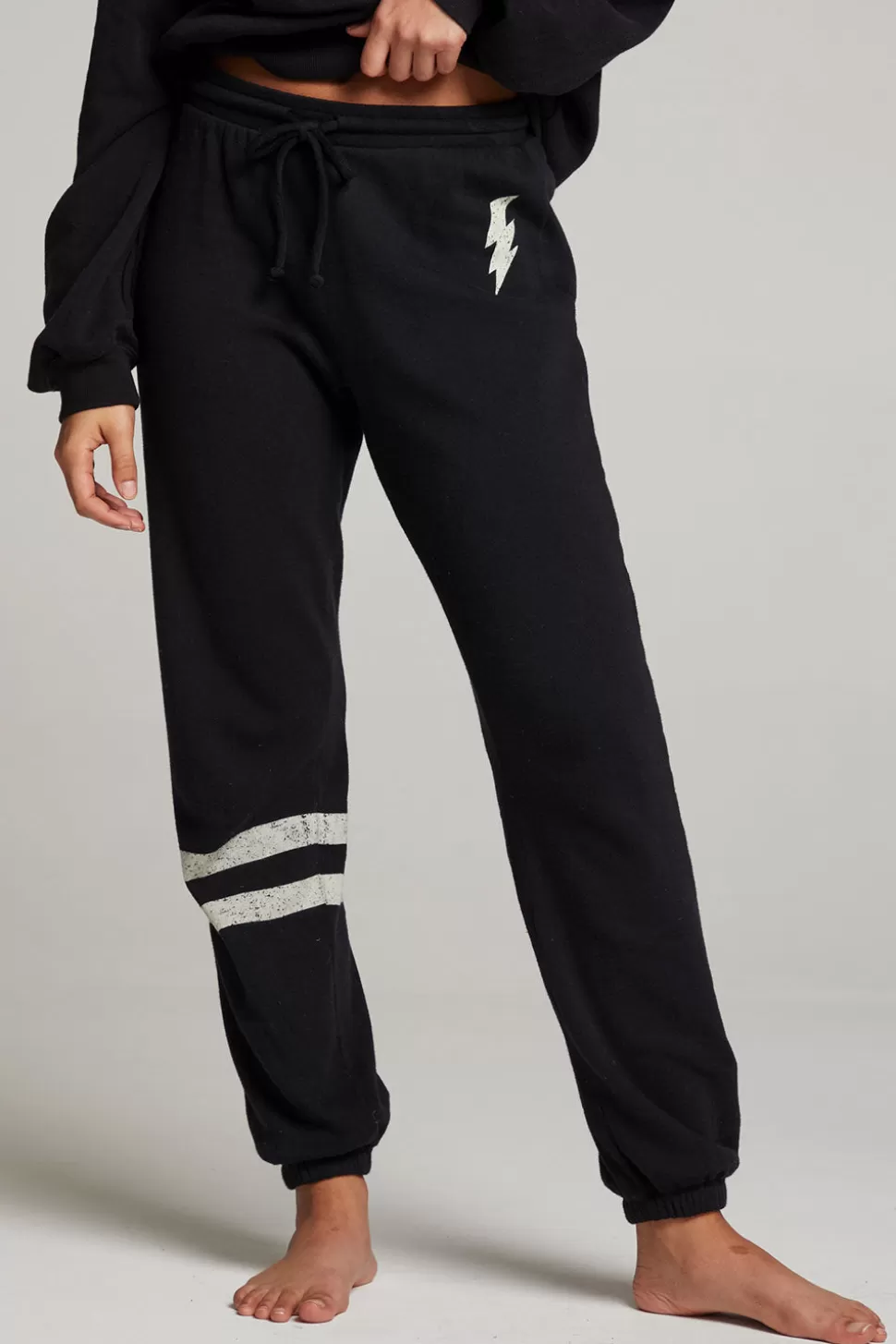 Chaser Brand Distressed Bolt Sweatpant Cheap