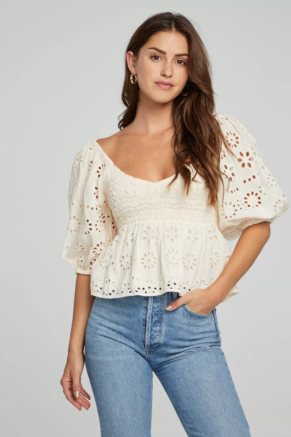 Chaser Brand Dolce Top - Gardenia Clearance