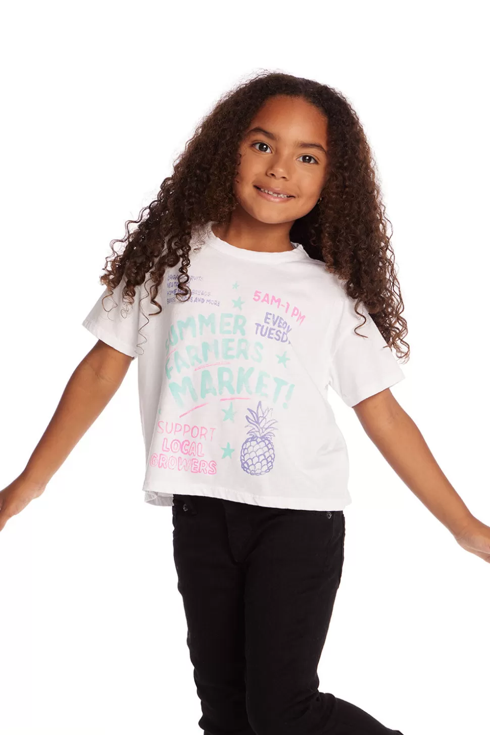 Chaser Brand Farmers Market Girls Tee Best Sale