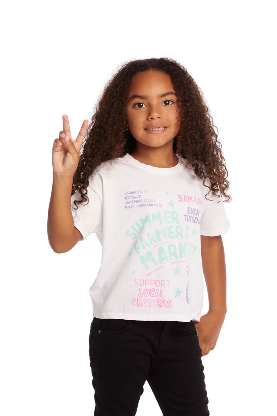 Chaser Brand Farmers Market Girls Tee Best Sale