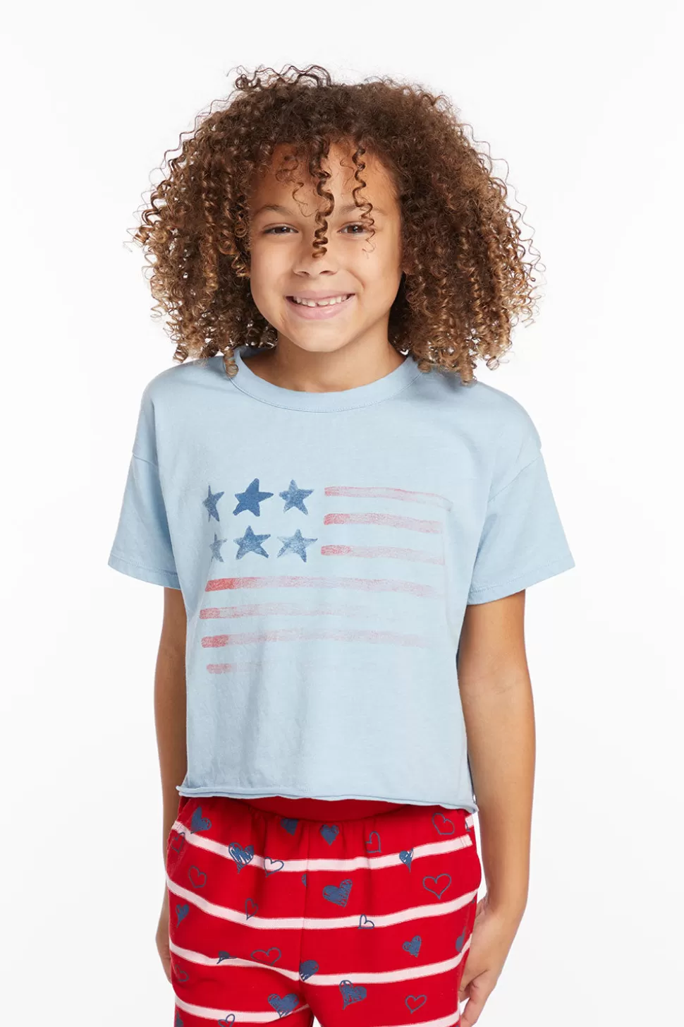 Chaser Brand Flag Girls Tee Discount