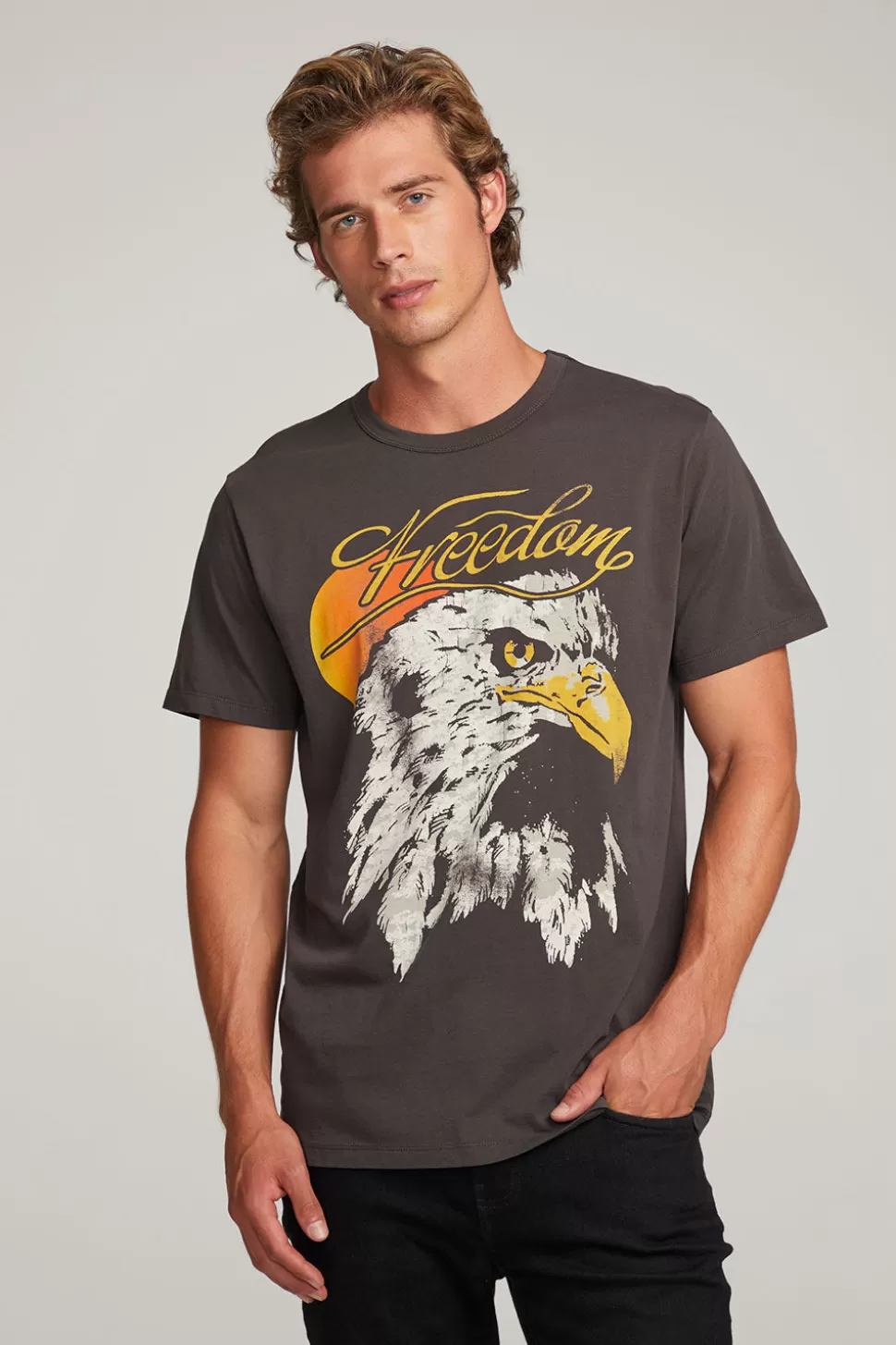 Chaser Brand Freedom Eagle Mens Tee Outlet