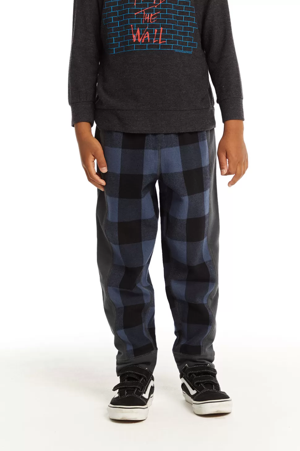 Chaser Brand Ghost Plaid Side Panel Jogger Hot