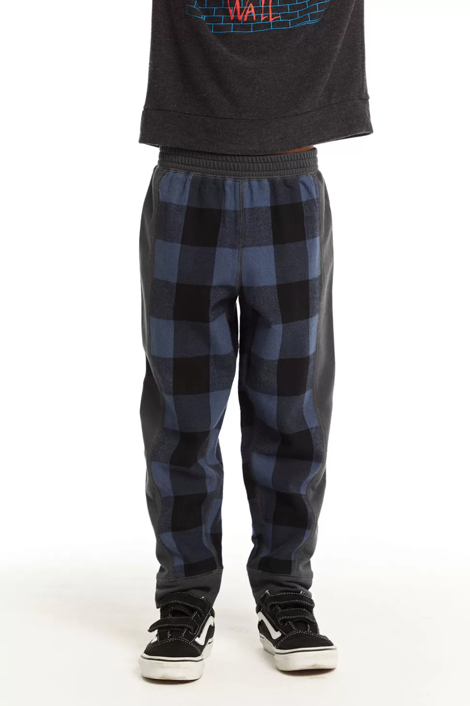 Chaser Brand Ghost Plaid Side Panel Jogger Hot