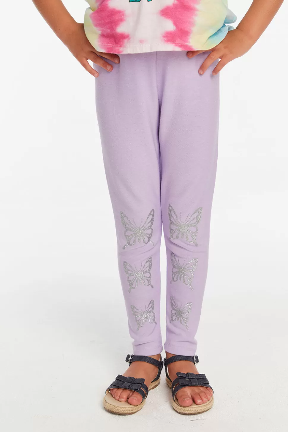 Chaser Brand Glitter Butterflies Pant Best Sale