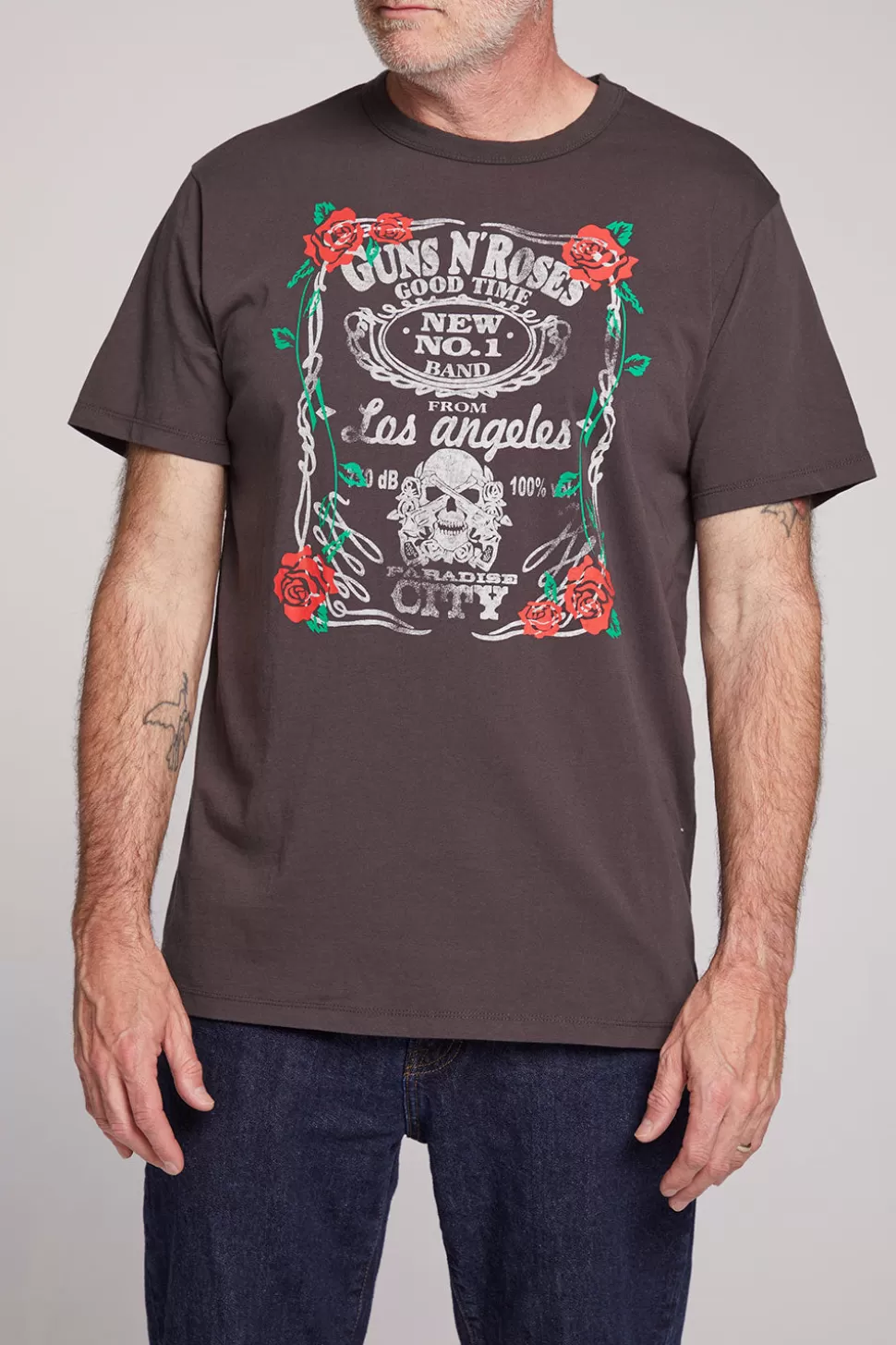 Chaser Brand Guns 'n Roses Good Time Paradise City Mens Tee Sale