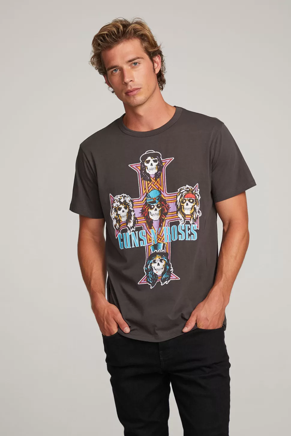 Chaser Brand Guns 'n Roses Paradise City Mens Tee Flash Sale