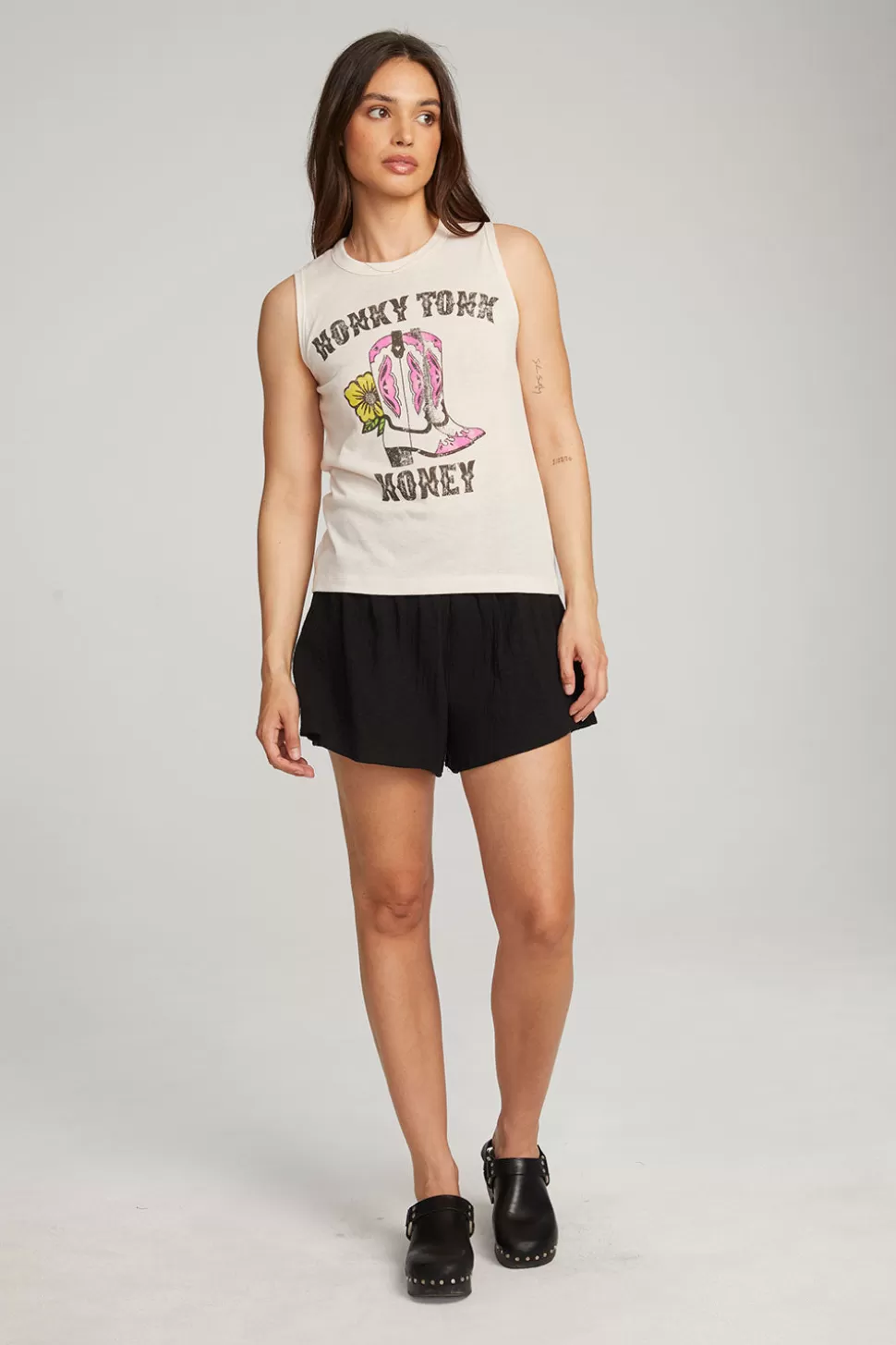 Chaser Brand Honky Tonk Honey Muscle Tee Best Sale