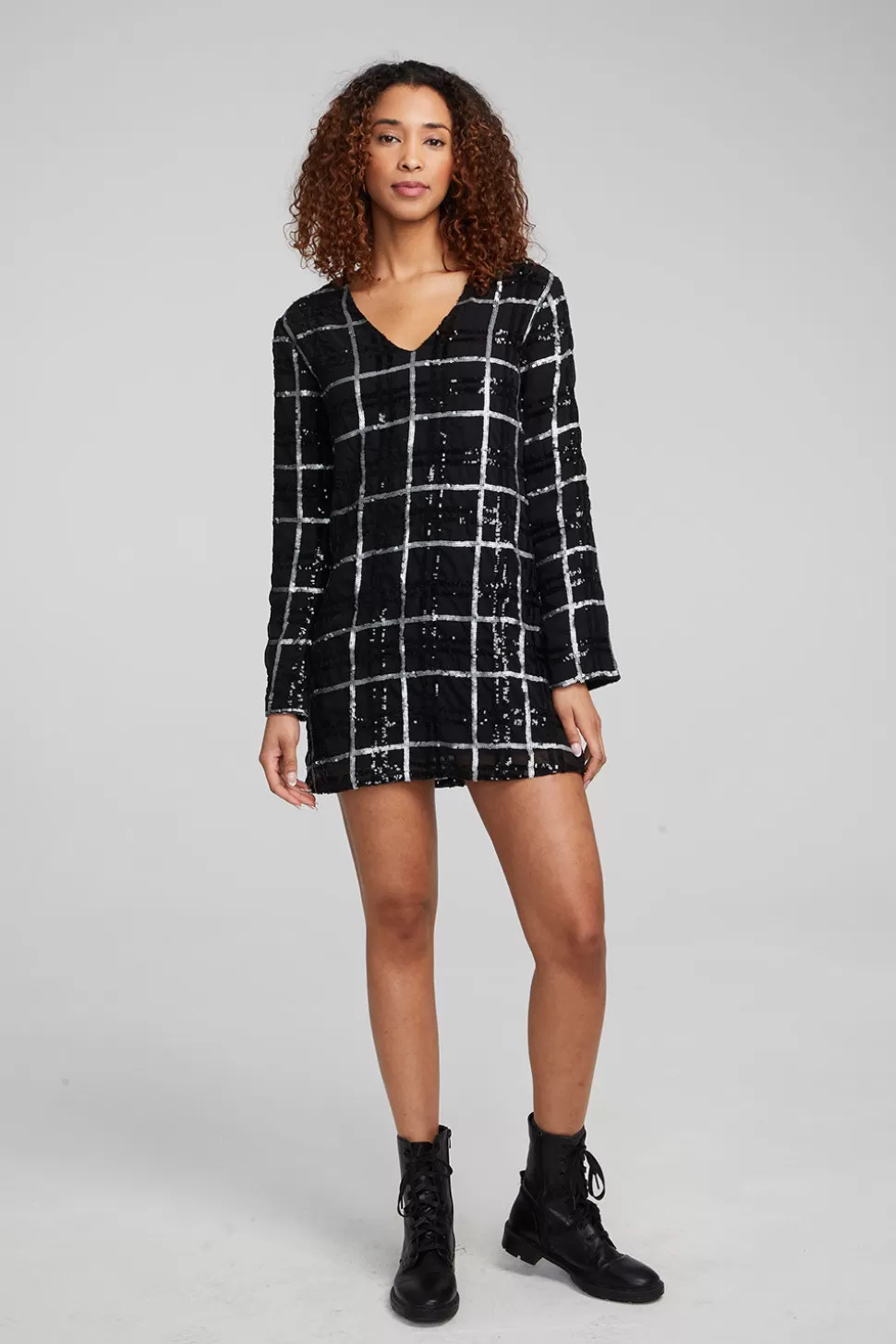 Chaser Brand Hunter Fairfax Plaid Mini Dress Online