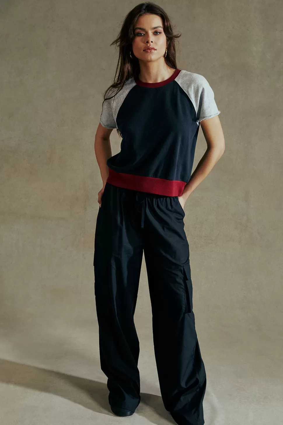 Chaser Brand Iris Licorice Trouser Outlet