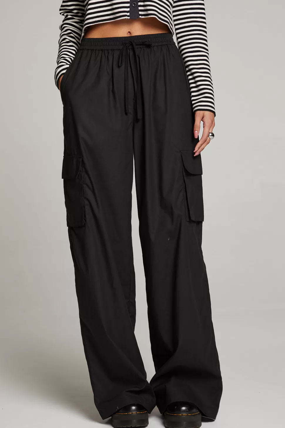 Chaser Brand Iris Licorice Trouser Outlet