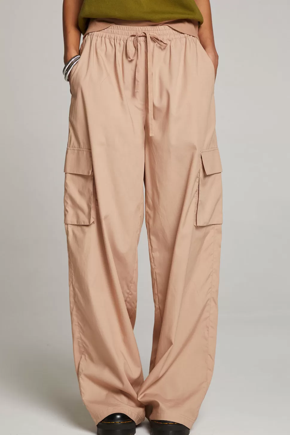 Chaser Brand Iris Warm Taupe Trouser Cheap