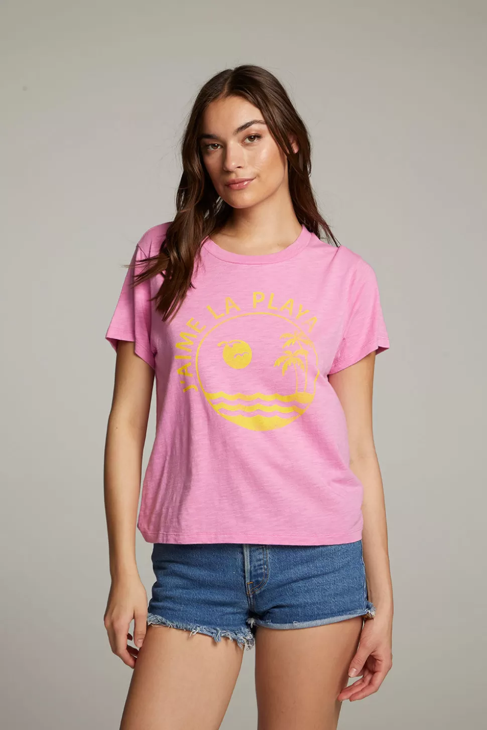 Chaser Brand J'aime La Playa Tee Clearance