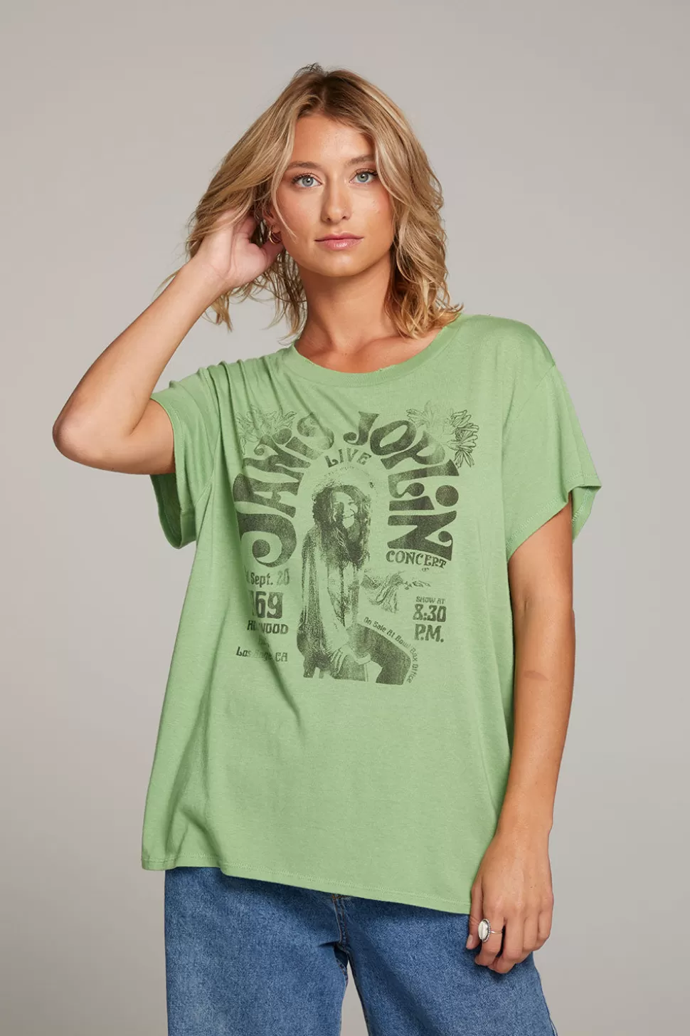 Chaser Brand Janis Joplin Hollywood Bowl Tee Sale