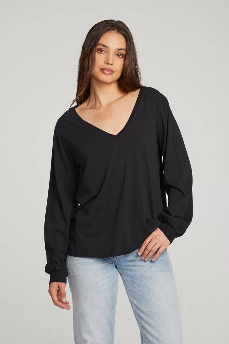 Chaser Brand Kara Black Long Sleeve Online