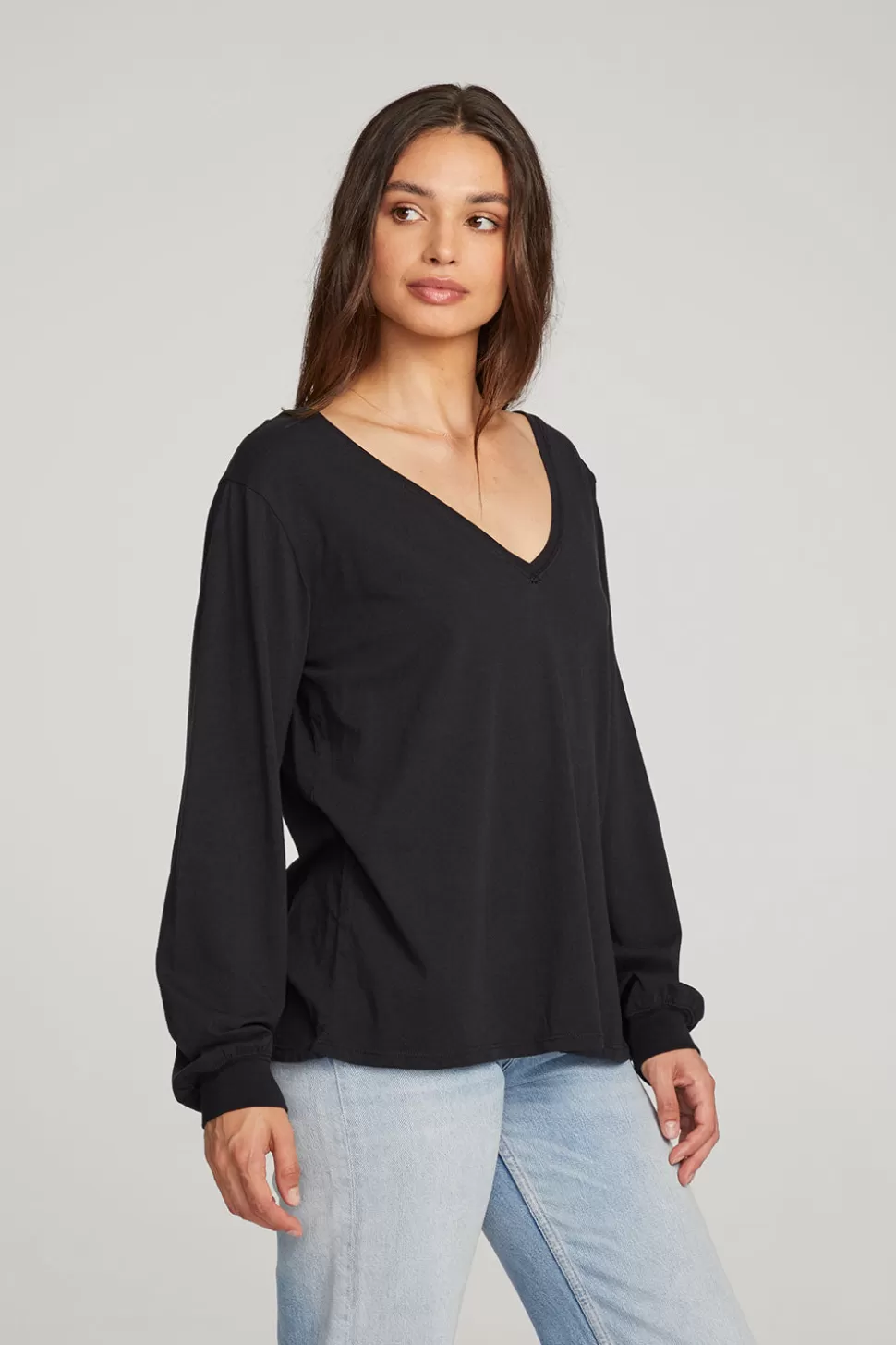 Chaser Brand Kara Black Long Sleeve Online