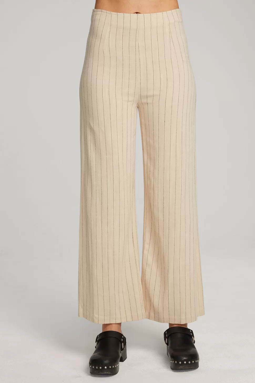 Chaser Brand Laurel White Pinstripe Trouser Clearance