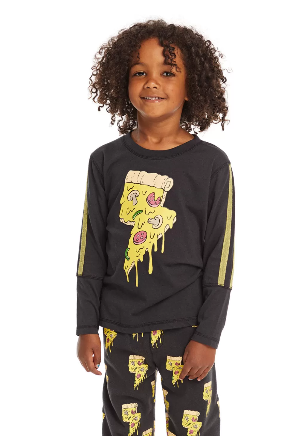 Chaser Brand Lightning Pizza Long Sleeve Pullover Cheap