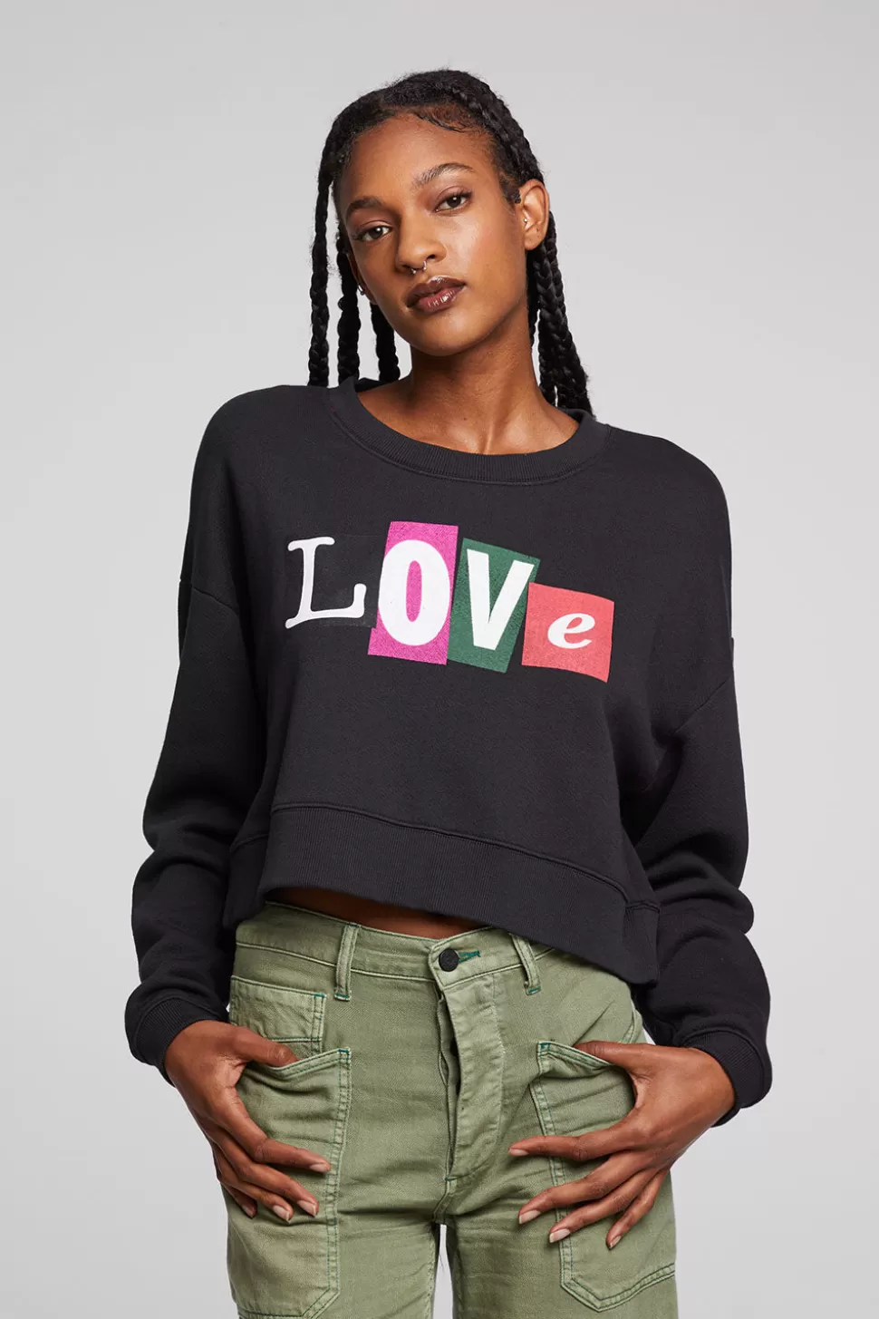 Chaser Brand Love Letters Zuma Pullover Clearance