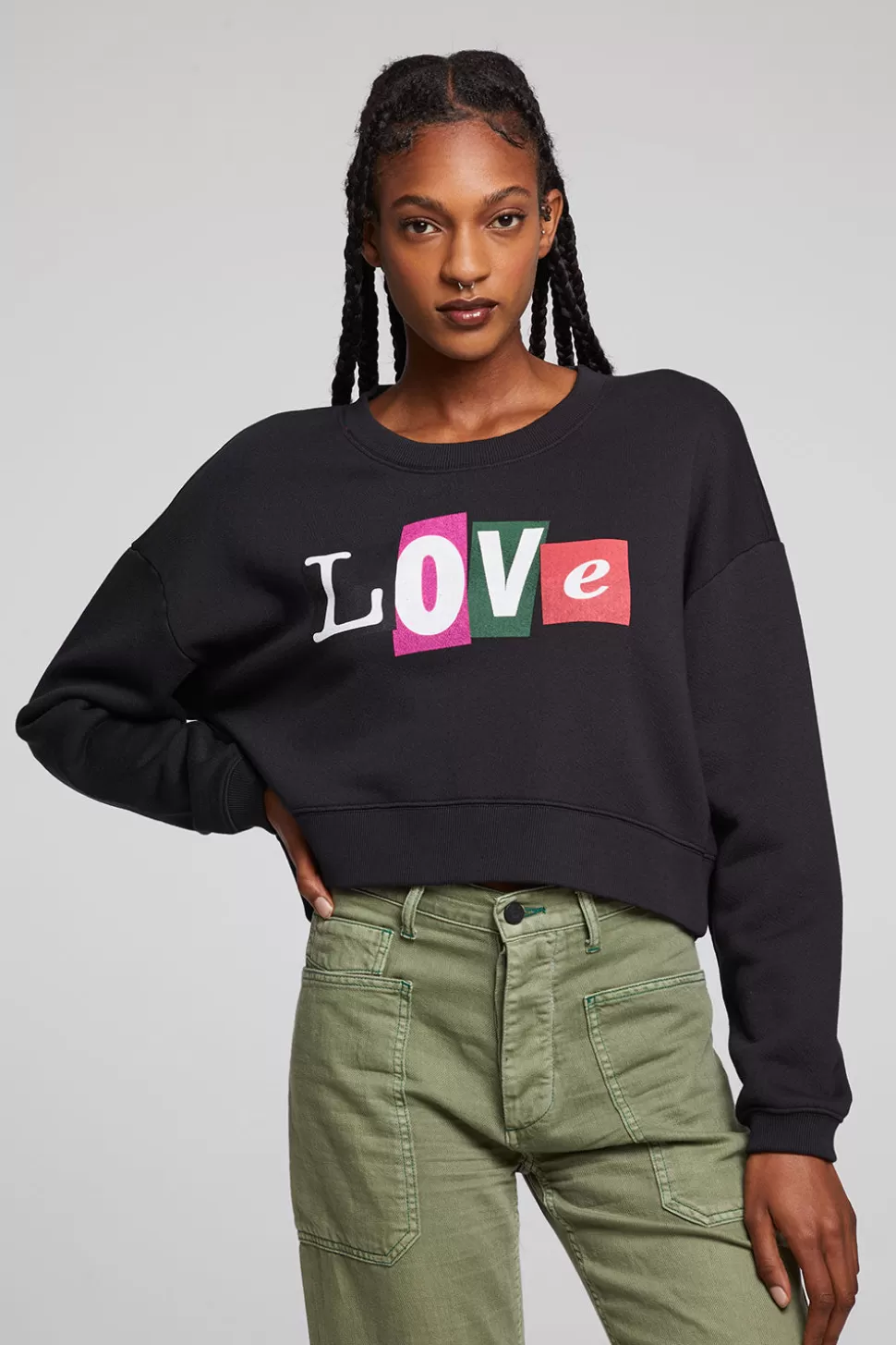 Chaser Brand Love Letters Zuma Pullover Clearance