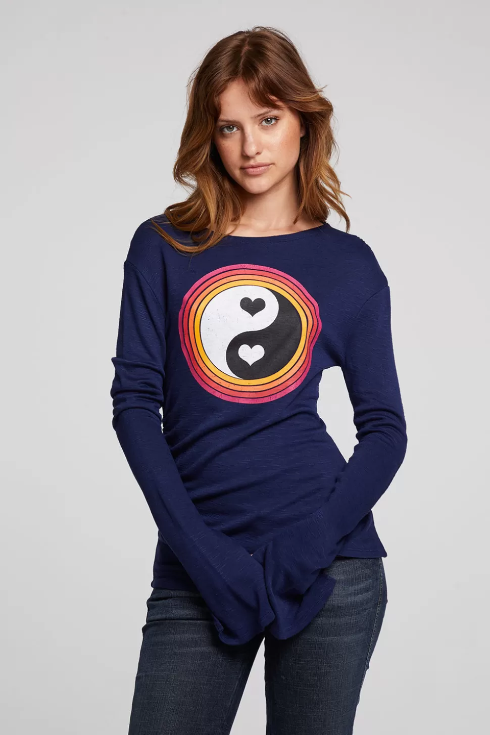 Chaser Brand Love Yin Yang Pullover Discount