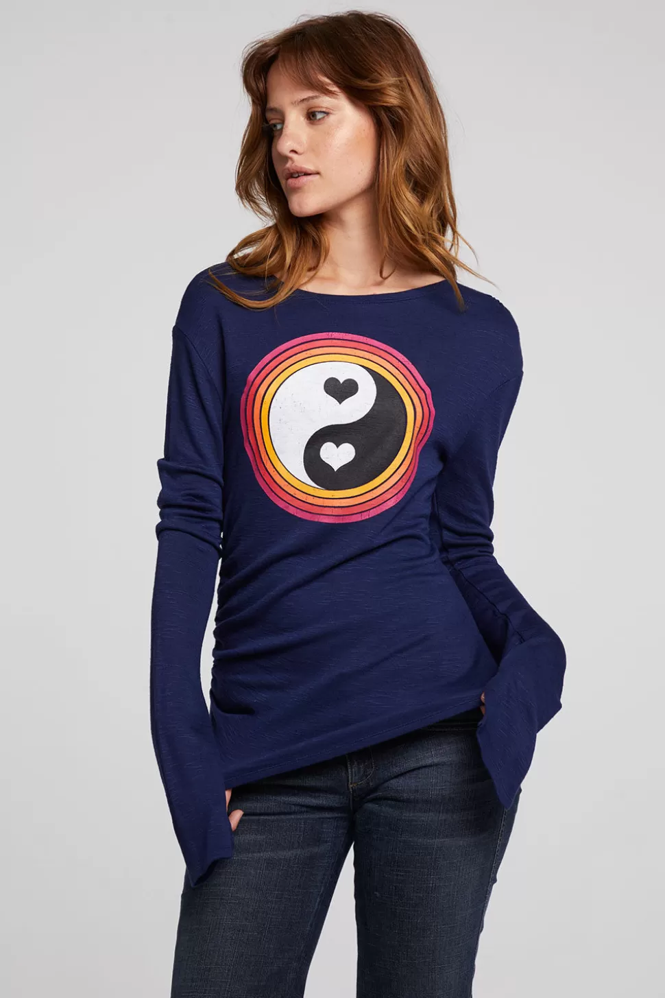 Chaser Brand Love Yin Yang Pullover Discount