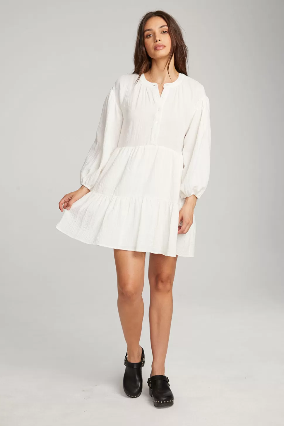 Chaser Brand Magnolia White Mini Dress Sale