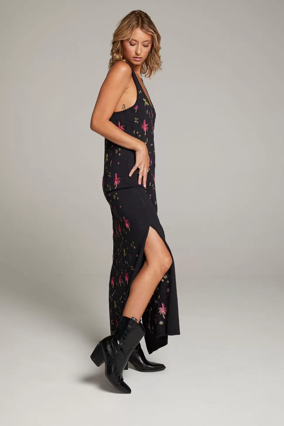 Chaser Brand Manatee Night Palm Maxi Dress Store